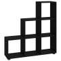 Estantería forma de escalera madera contrachapada negro de vidaXL, Librerías y estanterías - Ref: Foro24-342603, Precio: 76,05 €