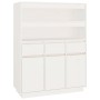 Tall sideboard in solid white pine wood 89x40x116.5 cm by vidaXL, Sideboards - Ref: Foro24-818216, Price: 201,49 €, Discount: %