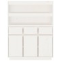 Tall sideboard in solid white pine wood 89x40x116.5 cm by vidaXL, Sideboards - Ref: Foro24-818216, Price: 201,49 €, Discount: %