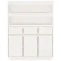 Tall sideboard in solid white pine wood 89x40x116.5 cm by vidaXL, Sideboards - Ref: Foro24-818216, Price: 198,92 €, Discount: %