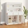 Tall sideboard in solid white pine wood 89x40x116.5 cm by vidaXL, Sideboards - Ref: Foro24-818216, Price: 198,92 €, Discount: %