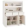 Tall sideboard in solid white pine wood 89x40x116.5 cm by vidaXL, Sideboards - Ref: Foro24-818216, Price: 198,92 €, Discount: %