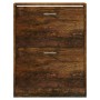 Schuhschrank aus geräucherter Eichen-Sperrholzplatte 63x24x81 cm. von vidaXL, Schuhregale und Schuhorganisatoren - Ref: Foro2...