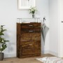 Schuhschrank aus geräucherter Eichen-Sperrholzplatte 63x24x104 cm. von vidaXL, Schuhregale und Schuhorganisatoren - Ref: Foro...