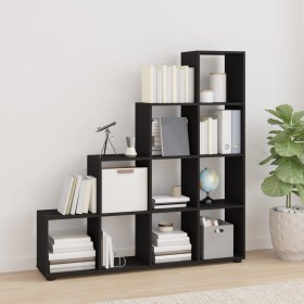 Leiterförmiges Regal aus schwarzem Sperrholz, 142 cm von vidaXL, Bücherregale und Regale - Ref: Foro24-342597, Preis: 134,09 ...