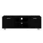 Black plywood TV cabinet 120x40.5x35 cm by vidaXL, TV Furniture - Ref: Foro24-342617, Price: 101,70 €, Discount: %