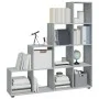 Estantería forma de escalera madera contrachapada gris Sonoma de vidaXL, Librerías y estanterías - Ref: Foro24-342601, Precio...