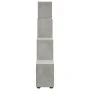 Concrete gray plywood ladder-shaped shelving unit by vidaXL, Bookcases and shelves - Ref: Foro24-342598, Price: 110,88 €, Dis...