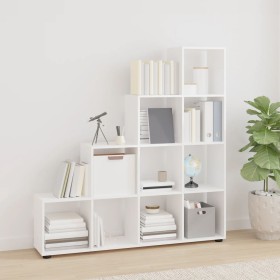 Ladder-shaped shelving made of glossy white plywood by vidaXL, Bookcases and shelves - Ref: Foro24-342599, Price: 147,66 €, D...