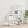 Leiterförmiges Regal aus glänzend weißem Sperrholz von vidaXL, Bücherregale und Regale - Ref: Foro24-342599, Preis: 132,98 €,...
