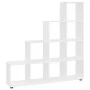 Ladder-shaped shelving made of glossy white plywood by vidaXL, Bookcases and shelves - Ref: Foro24-342599, Price: 133,03 €, D...