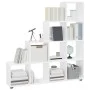 Leiterförmiges Regal aus glänzend weißem Sperrholz von vidaXL, Bücherregale und Regale - Ref: Foro24-342599, Preis: 132,98 €,...