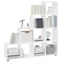 Leiterförmiges Regal aus glänzend weißem Sperrholz von vidaXL, Bücherregale und Regale - Ref: Foro24-342599, Preis: 147,66 €,...