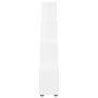Ladder-shaped shelving made of glossy white plywood by vidaXL, Bookcases and shelves - Ref: Foro24-342599, Price: 147,35 €, D...