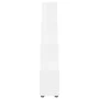 Ladder-shaped shelving made of glossy white plywood by vidaXL, Bookcases and shelves - Ref: Foro24-342599, Price: 133,03 €, D...