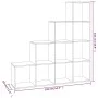 Ladder-shaped shelving made of glossy white plywood by vidaXL, Bookcases and shelves - Ref: Foro24-342599, Price: 133,03 €, D...