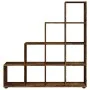 Estantería forma de escalera madera contrachapada roble ahumado de vidaXL, Librerías y estanterías - Ref: Foro24-342600, Prec...