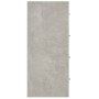 Sideboard with 4 concrete gray drawers 60x30.5x71 cm by vidaXL, Sideboards - Ref: Foro24-342578, Price: 91,52 €, Discount: %
