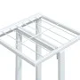 Blumenständer 4 Höhen und Rollen weißes Eisen 44x23x80cm von vidaXL, Topfständer - Ref: Foro24-343116, Preis: 39,14 €, Rabatt: %