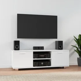 White plywood TV cabinet 120x40.5x35 cm by vidaXL, TV Furniture - Ref: Foro24-342615, Price: 102,21 €, Discount: %