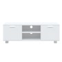 Weißer TV-Schrank aus Sperrholz, 120 x 40,5 x 35 cm von vidaXL, TV-Möbel - Ref: Foro24-342615, Preis: 107,92 €, Rabatt: %