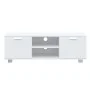 White plywood TV cabinet 120x40.5x35 cm by vidaXL, TV Furniture - Ref: Foro24-342615, Price: 102,46 €, Discount: %
