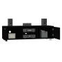 Schwarzer TV-Schrank aus Sperrholz, 140 x 40,5 x 35 cm von vidaXL, TV-Möbel - Ref: Foro24-342624, Preis: 101,42 €, Rabatt: %
