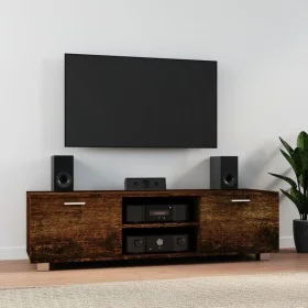 TV-Schrank aus geräuchertem Eichensperrholz, 140 x 40,5 x 35 cm von vidaXL, TV-Möbel - Ref: Foro24-342626, Preis: 109,29 €, R...