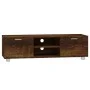 TV-Schrank aus geräuchertem Eichensperrholz, 140 x 40,5 x 35 cm von vidaXL, TV-Möbel - Ref: Foro24-342626, Preis: 109,29 €, R...