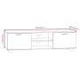 TV-Schrank aus geräuchertem Eichensperrholz, 140 x 40,5 x 35 cm von vidaXL, TV-Möbel - Ref: Foro24-342626, Preis: 111,09 €, R...
