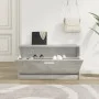 Banco zapatero madera contrachapada gris hormigón 80x24x45 cm by vidaXL, Shoe racks and shoe organizers - Ref: Foro24-342642,...