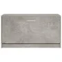 Banco zapatero madera contrachapada gris hormigón 80x24x45 cm by vidaXL, Shoe racks and shoe organizers - Ref: Foro24-342642,...