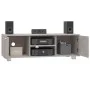 Concrete gray plywood TV cabinet 120x40.5x35cm by vidaXL, TV Furniture - Ref: Foro24-342618, Price: 75,95 €, Discount: %