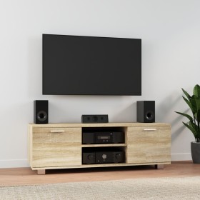 TV-Schrank aus Sonoma-Eichensperrholz, 120 x 40,5 x 35 cm von vidaXL, TV-Möbel - Ref: Foro24-342616, Preis: 104,89 €, Rabatt: %