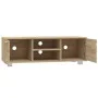TV-Schrank aus Sonoma-Eichensperrholz, 120 x 40,5 x 35 cm von vidaXL, TV-Möbel - Ref: Foro24-342616, Preis: 102,33 €, Rabatt: %