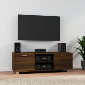 Mueble para TV madera contrachapada marrón roble 120x40,5x35 cm de vidaXL, Muebles TV - Ref: Foro24-342621, Precio: 94,83 €, ...