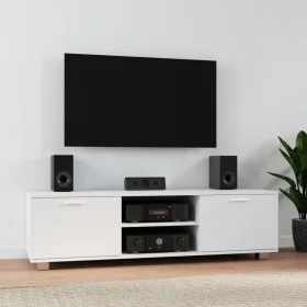Weißer TV-Schrank aus Sperrholz, 120 x 40,5 x 35 cm von vidaXL, TV-Möbel - Ref: Foro24-342622, Preis: 115,70 €, Rabatt: %