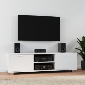 Weißer TV-Schrank aus Sperrholz, 120 x 40,5 x 35 cm von vidaXL, TV-Möbel - Ref: Foro24-342622, Preis: 117,68 €, Rabatt: %