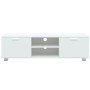 Weißer TV-Schrank aus Sperrholz, 120 x 40,5 x 35 cm von vidaXL, TV-Möbel - Ref: Foro24-342622, Preis: 117,68 €, Rabatt: %