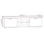 Weißer TV-Schrank aus Sperrholz, 120 x 40,5 x 35 cm von vidaXL, TV-Möbel - Ref: Foro24-342622, Preis: 115,70 €, Rabatt: %