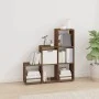 Estantería forma de escalera madera contrachapada roble marrón de vidaXL, Librerías y estanterías - Ref: Foro24-342608, Preci...