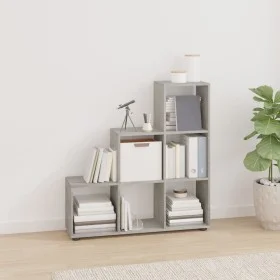 Concrete gray plywood ladder-shaped shelving unit by vidaXL, Bookcases and shelves - Ref: Foro24-342604, Price: 86,94 €, Disc...
