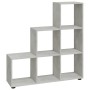 Leiterförmiges Regal aus betongrauem Sperrholz von vidaXL, Bücherregale und Regale - Ref: Foro24-342604, Preis: 88,87 €, Raba...