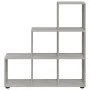 Concrete gray plywood ladder-shaped shelving unit by vidaXL, Bookcases and shelves - Ref: Foro24-342604, Price: 87,30 €, Disc...