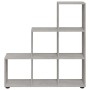 Leiterförmiges Regal aus betongrauem Sperrholz von vidaXL, Bücherregale und Regale - Ref: Foro24-342604, Preis: 88,87 €, Raba...