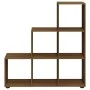 Estantería forma de escalera madera contrachapada roble marrón de vidaXL, Librerías y estanterías - Ref: Foro24-342608, Preci...
