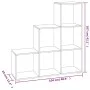 Concrete gray plywood ladder-shaped shelving unit by vidaXL, Bookcases and shelves - Ref: Foro24-342604, Price: 87,30 €, Disc...