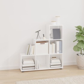 Leiterförmiges Regal aus glänzend weißem Sperrholz von vidaXL, Bücherregale und Regale - Ref: Foro24-342605, Preis: 86,43 €, ...