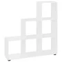 Ladder-shaped shelving made of glossy white plywood by vidaXL, Bookcases and shelves - Ref: Foro24-342605, Price: 84,91 €, Di...