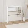 Schuhschrank mit Spiegel, 2 Ebenen, glänzendes Weiß, 63x17x67 cm. von vidaXL, Schuhregale und Schuhorganisatoren - Ref: Foro2...